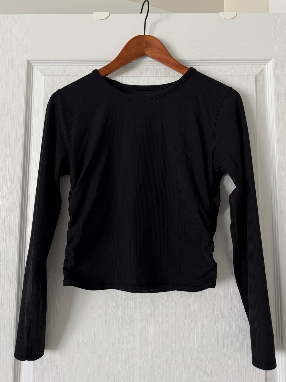 Lululemon All It Takes Long Sleeve Ribbed Nulu Size 10 Black